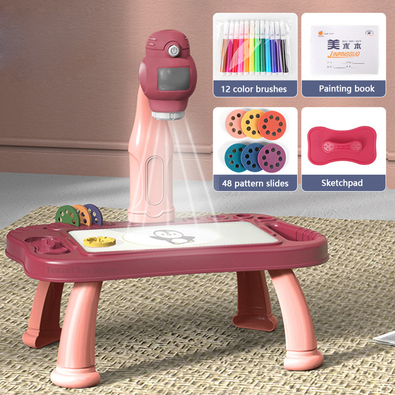 Kids Education Tablets - Proiettore intelligente Set da tavolo per
