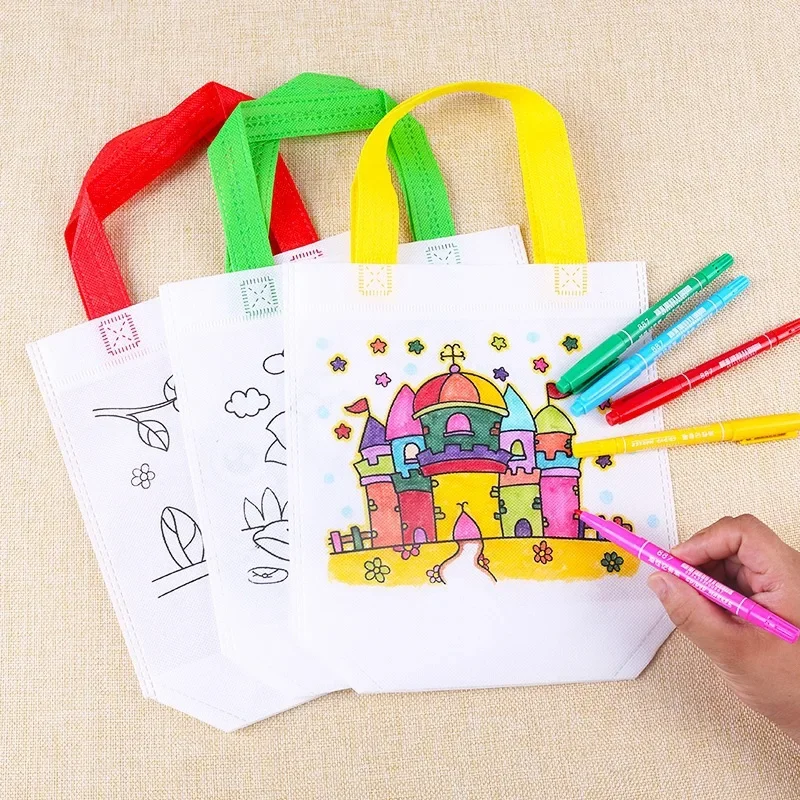 Kids Education Laptop - 1-10 pezzi set borsa graffiti fai