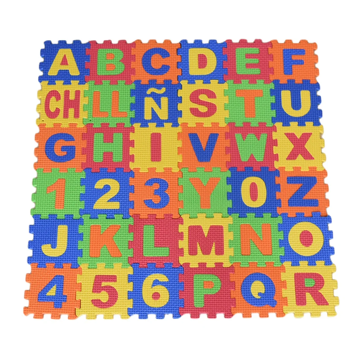 Number Puzzle Foam - Tappetini da gioco 36 pz 9