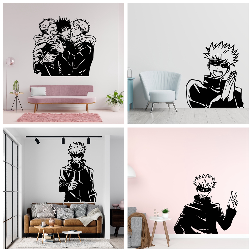 Kids Education Quotes - Adesivi Murali Rimovibili con Personaggi Anime,