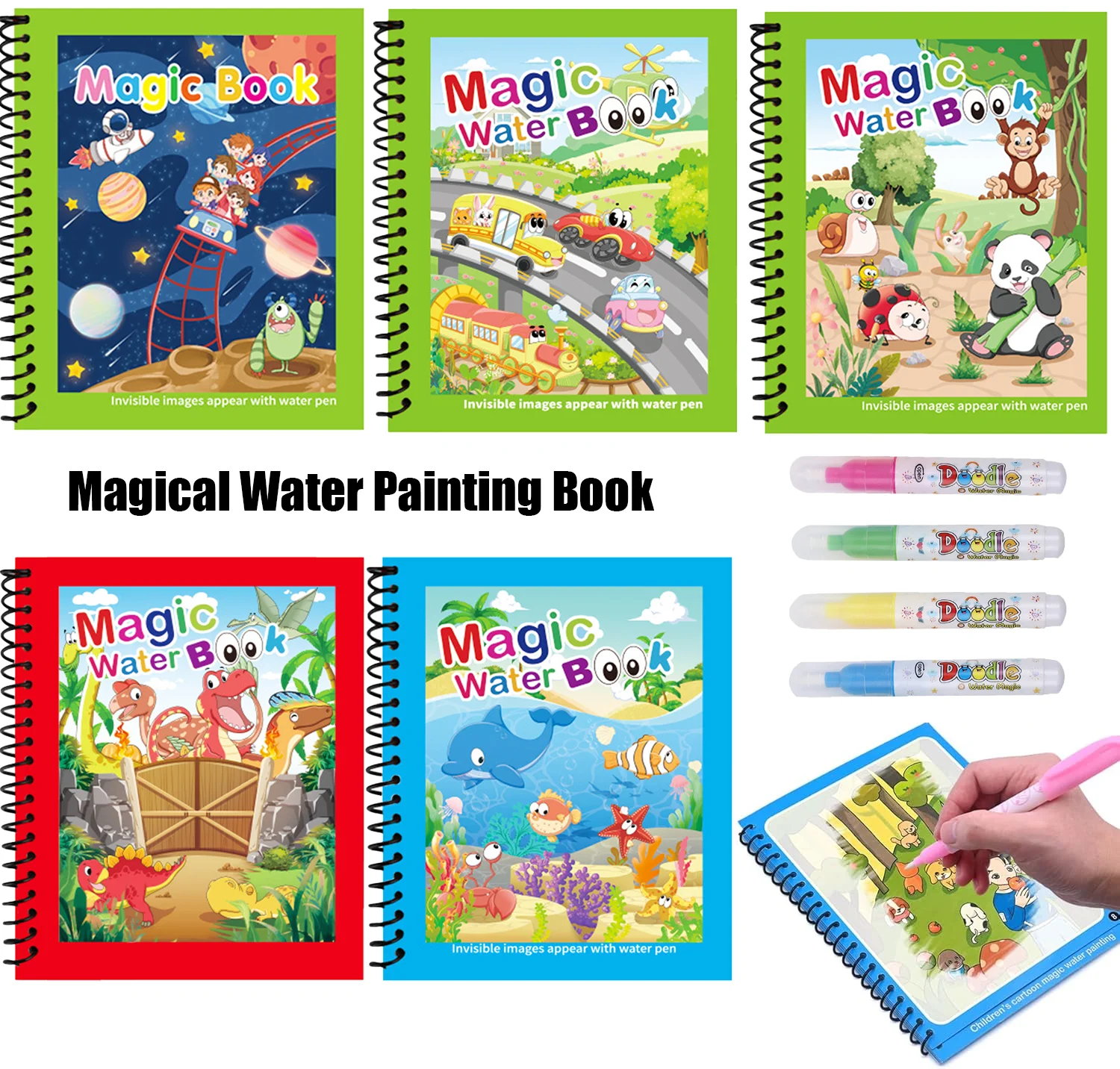 Kids Education Laptop - 1pc riutilizzabili per bambini libri di