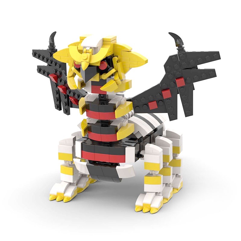 Kids Education In Japan - Anime Figure Giratina Model Building Blocks