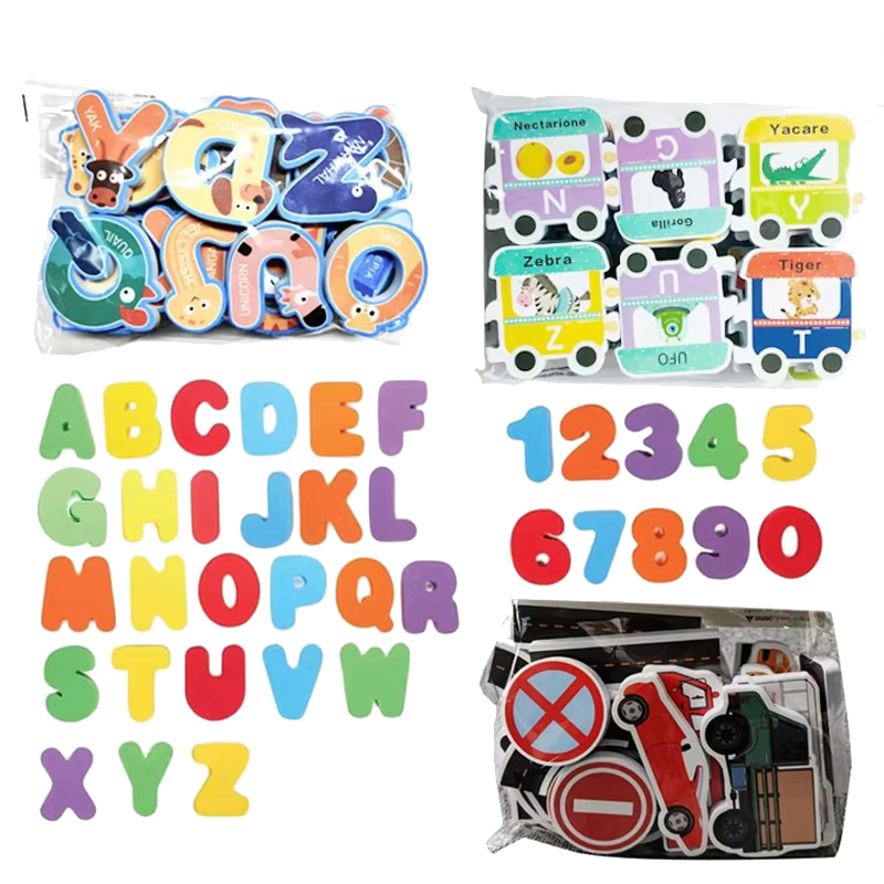 Number Puzzle Foam - Giocattoli da bagnetto per bambini Schiuma