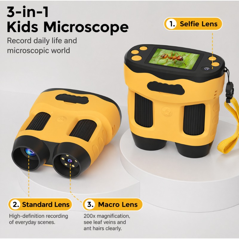 Microscopio Digitale 4K 1000X  - Kids Education News recensione e prezzo