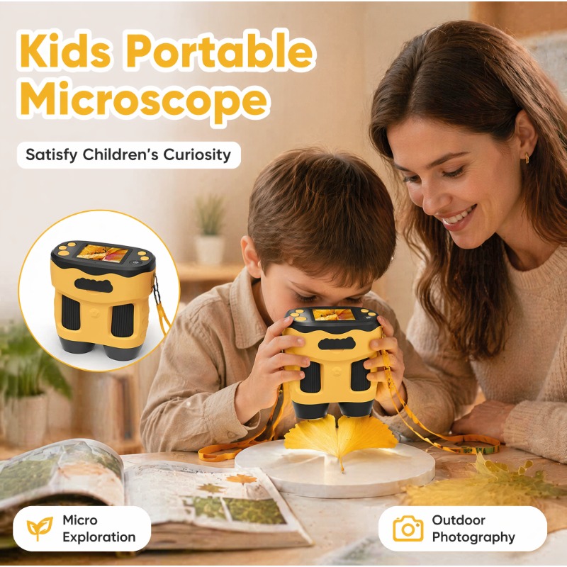 Microscopio Digitale 4K 1000X  - Kids Education News recensione e prezzo
