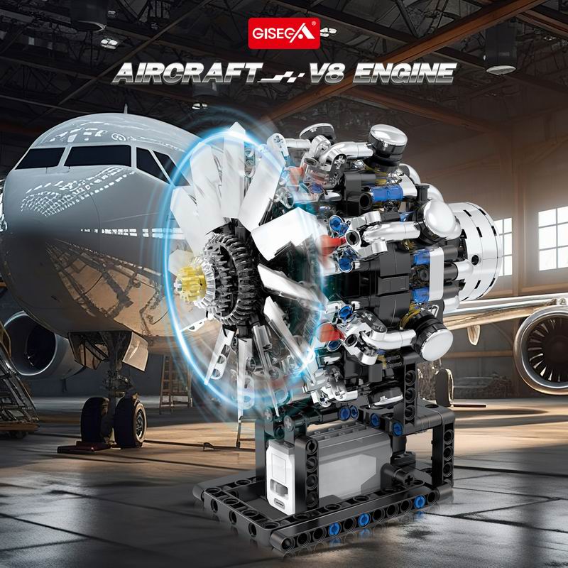G8910 Motore V8 per Aviazione, - Kids Education Kit recensione e prezzo