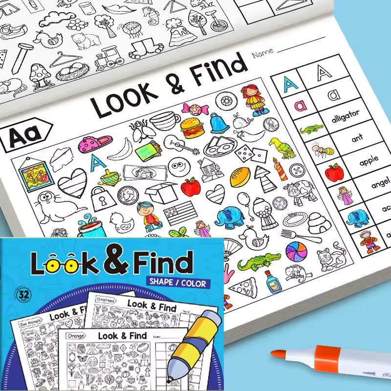 Sguardo e trova libro da color - Kids Education In Us recensione e prezzo