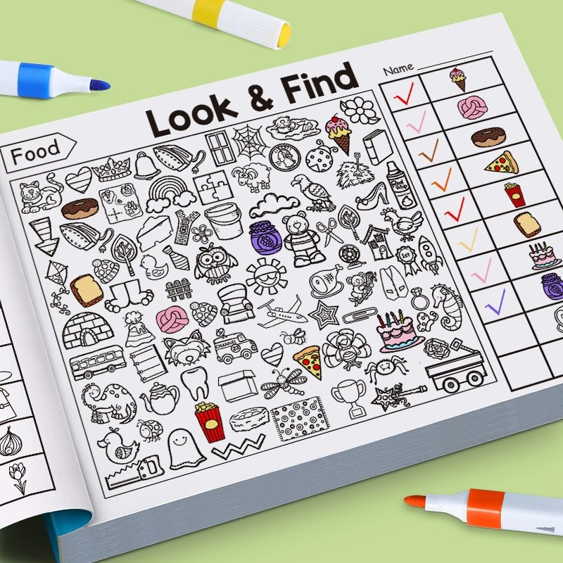 Sguardo e trova libro da color - Kids Education In Us recensione e prezzo