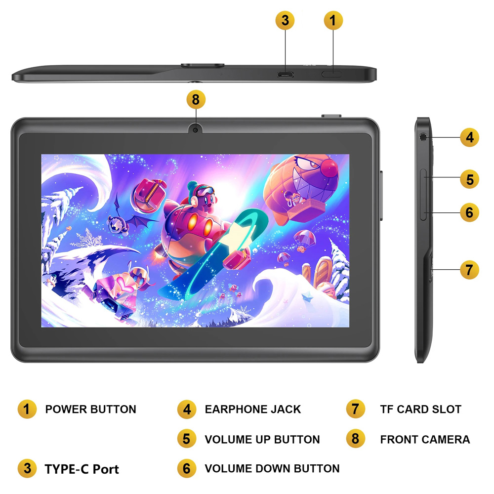 Vendite calde Tablet per bambi - Kids Education Tablets recensione e prezzo