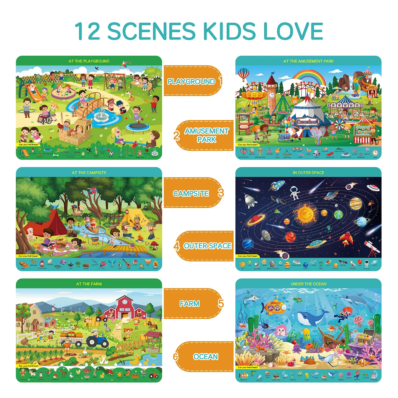 Kit di Attività Montessori 'Ce - Kids Educational Mat recensione e prezzo