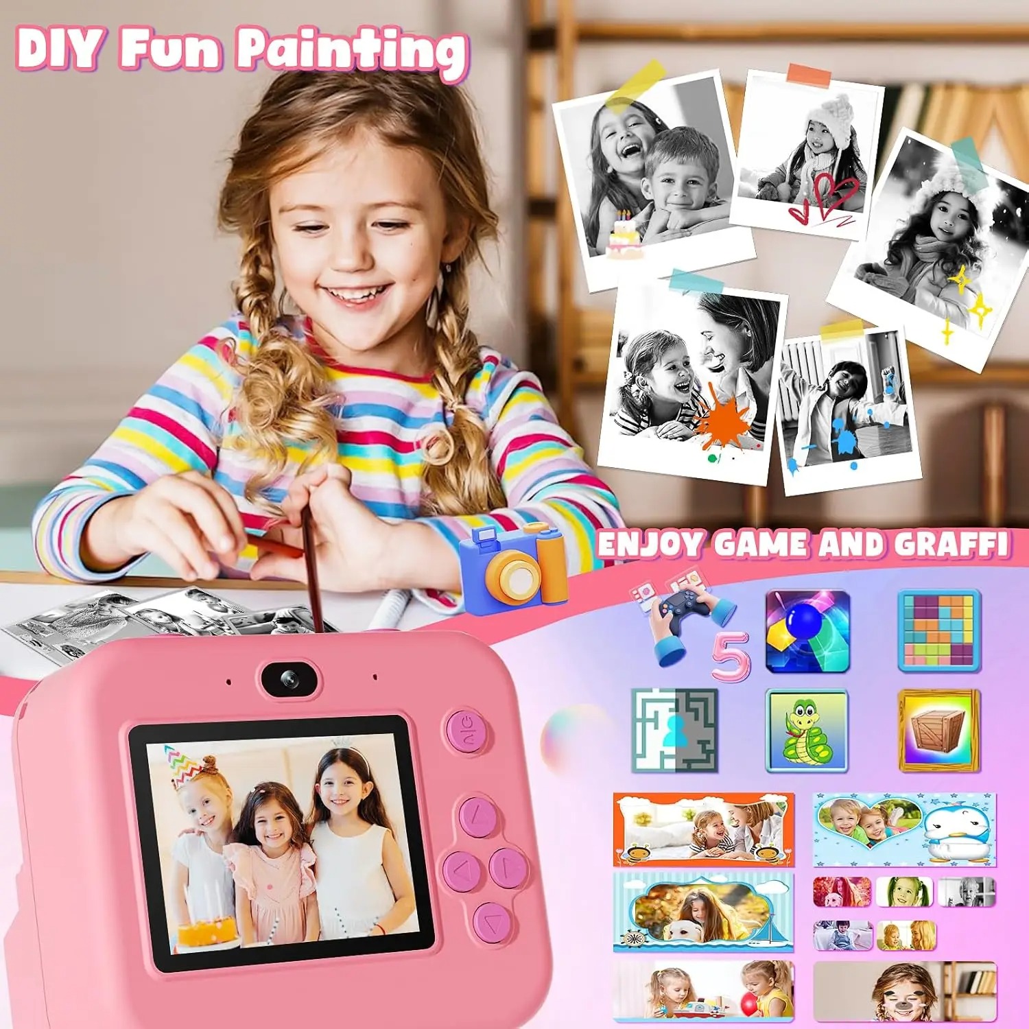 newInstant Print Camera con sc - Kids Physical Education Videos recensione e prezzo