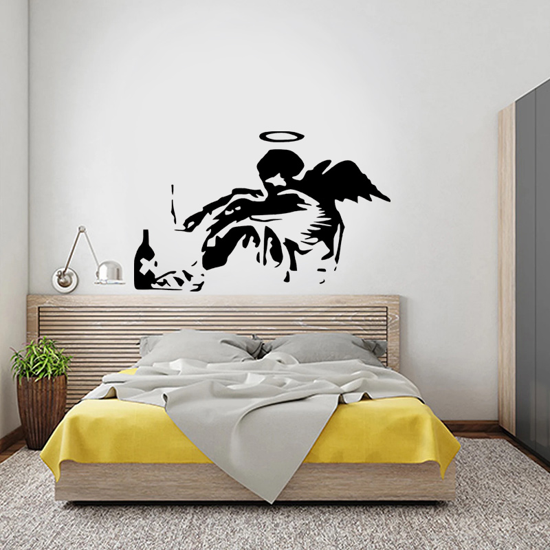 Banksy caduta angelo Graffiti  - Kids Education Quotes recensione e prezzo