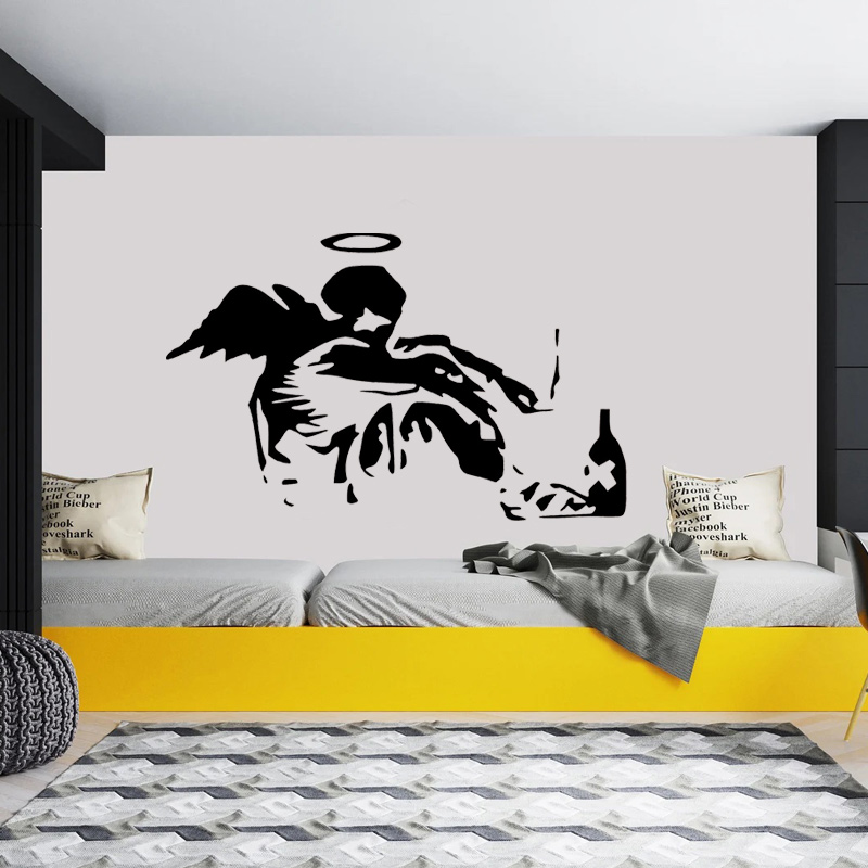 Banksy caduta angelo Graffiti  - Kids Education Quotes recensione e prezzo