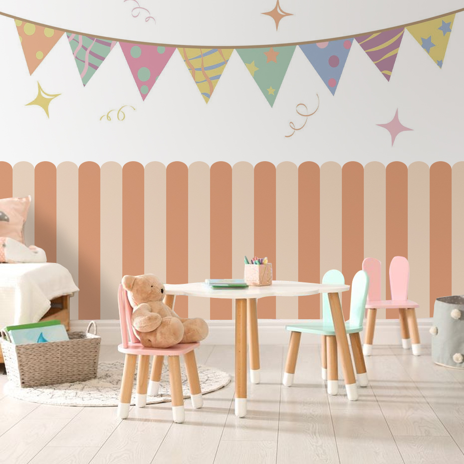 Carta da parati ad arco a stri - Kids Education Quotes recensione e prezzo